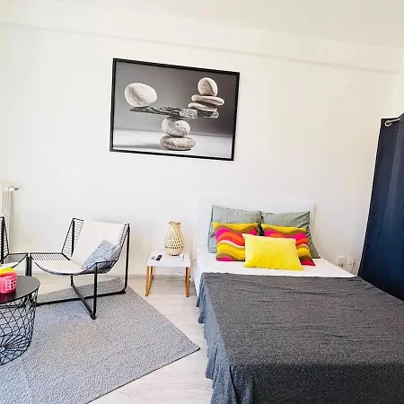 Citycenter - Charming -wifi-5 Min Gare Apartament Nicea